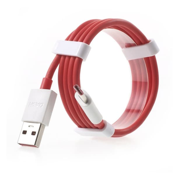 C-tyypin USB latauskaapeli - Punainen / Valkoinen Red