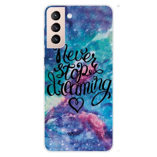 Deco Samsung Galaxy S22 Plus Suojakotelo - Never Stop Dreaming Multicolor