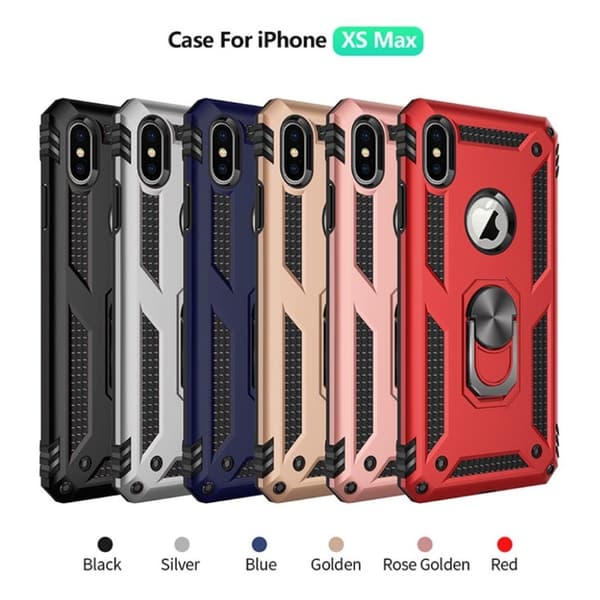 Bofink Combat iPhone Xs Max deksel - Svart Black