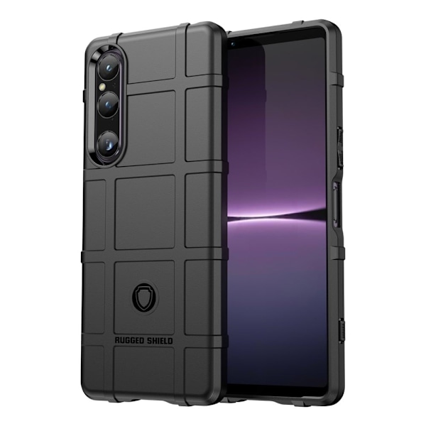 Rugged Shield Suojakotelo Sony Xperia 1 V - Musta Black