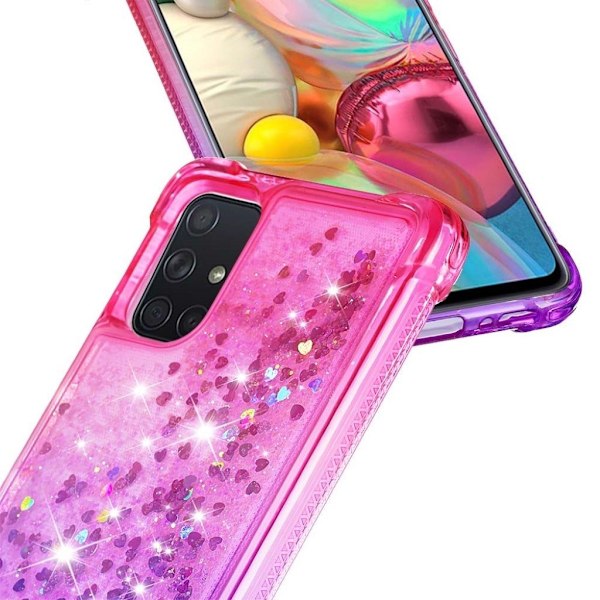 Princess Samsung Galaxy A71 kuoret - Ruusu / Violetti Pink