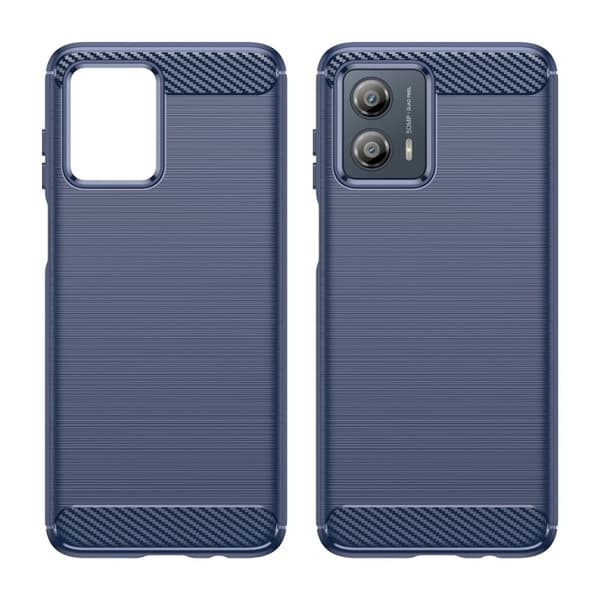 Carbon Flex Etui Motorola Moto G53 - Blå Blue