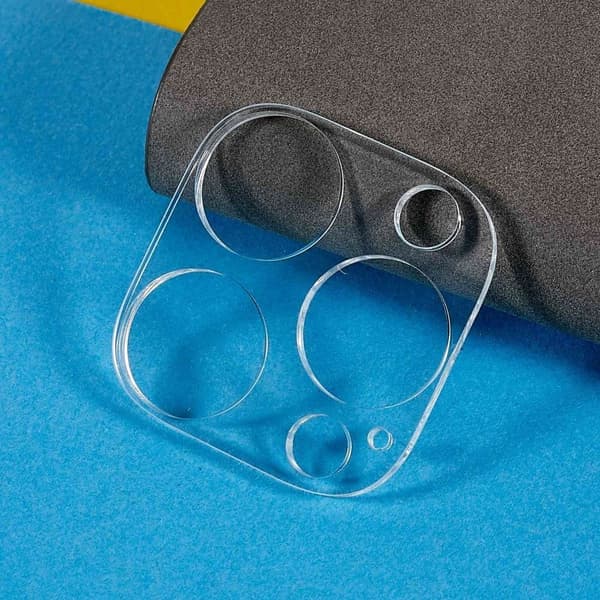 iPhone 14 Pro Arc Edge kameraskydd av härdat glas - Transparent Transparent