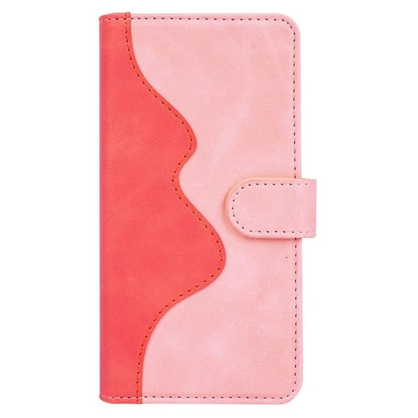 Tofarget lærdeksel for Samsung Galaxy S23 - Rosa Pink