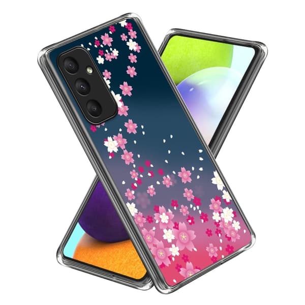 Deco Samsung Galaxy A55 skal - Rosa Blommor Rosa