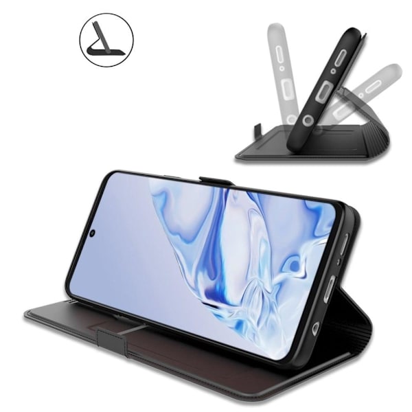 Sileä ja ohut premium-PU-nahkakotelo Asus Zenfone 9 - Sininen Blue