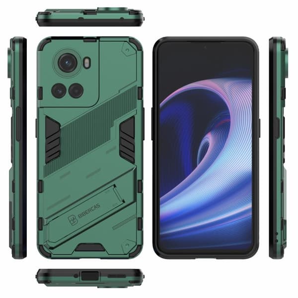 Støtsikkert hybriddeksel for OnePlus 10R / OnePlus Ace - Grønn Green
