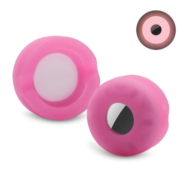 AirTags pet tracker silicone cover - Luminous Pink / Size: S Pink