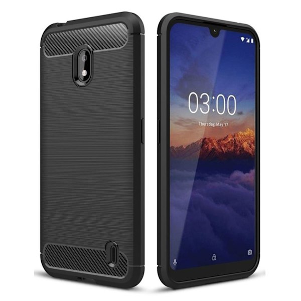 Carbon Flex Nokia 2.2 kuoret - Musta Black