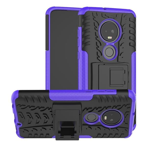 Offroad Motorola Moto G7 Plus deksel - Purple Purple