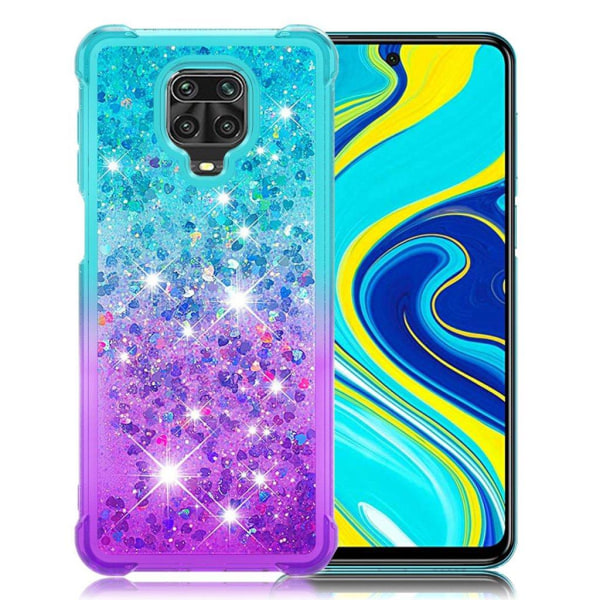 Princess Xiaomi Redmi Note 9S / Xiaomi Redmi Note 9 Pro kotelot - Syaani / Violetti Green