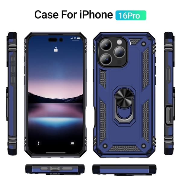 Bofink Combat iPhone 16 Pro cover - Blå Blue