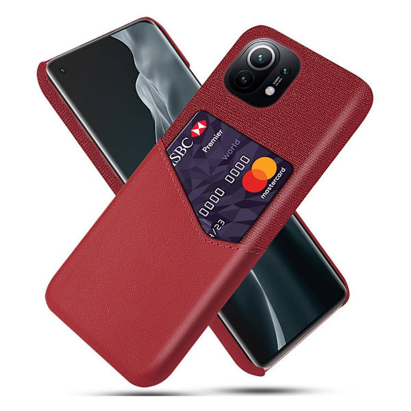Bofink Xiaomi Mi 11 Card Deksel - Rød Red