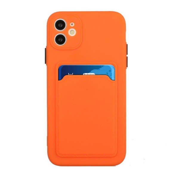 Kortholdercover til iPhone 12 Mini - Orange Orange