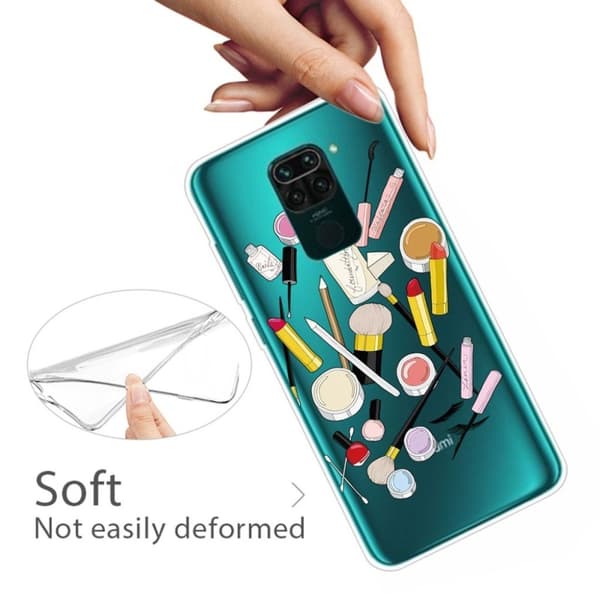 Deco Xiaomi Redmi Note 9 deksel - Sminke Multicolor