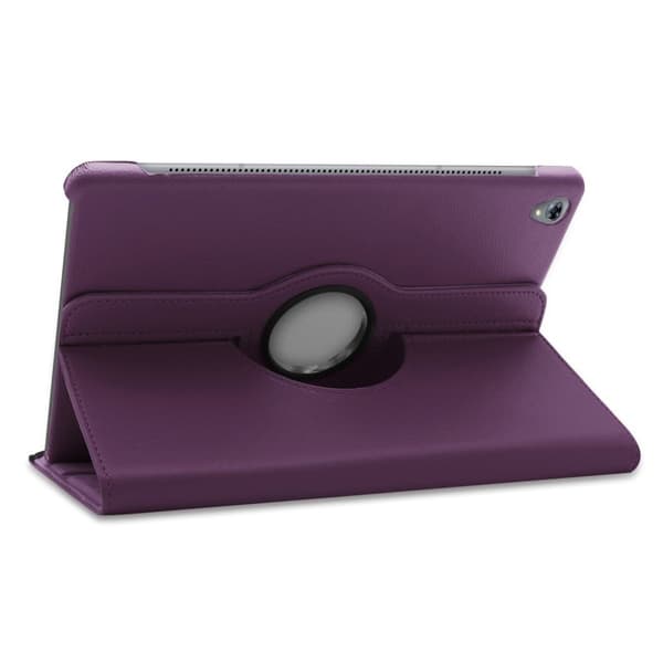 Huawei MediaPad M6 10.8 360 graders litchi grain läderfodral - Lila Lila