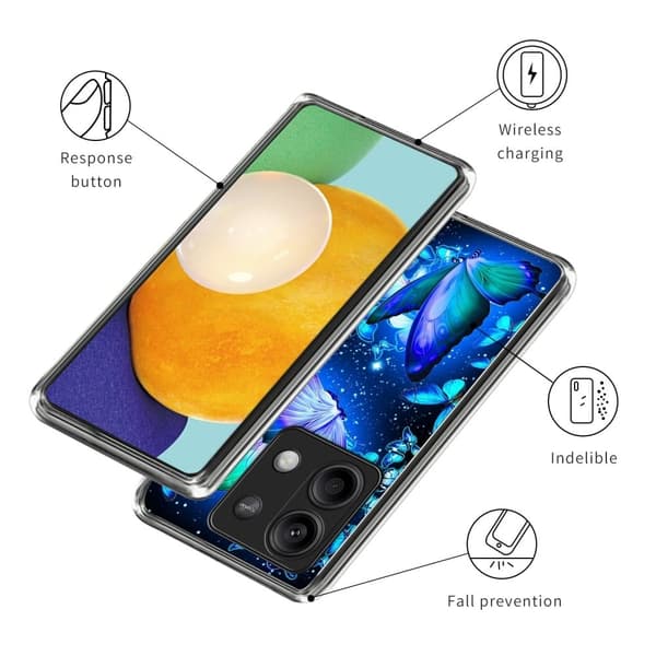 Deco Xiaomi Redmi Note 13 cover - Style A Blue
