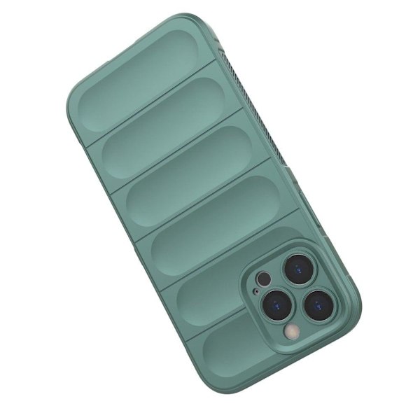 Mjukt greppformat iPhone 13 Pro Max skal - Silver/Grå Silvergrå