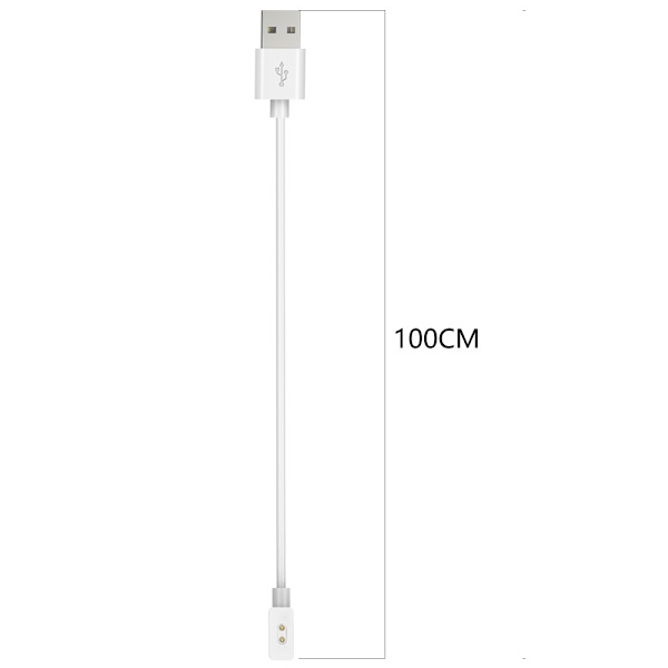 1m Xiaomi Redmi Watch 3 Active / Lite 3 magnetisk laddningskabel - Vit Vit