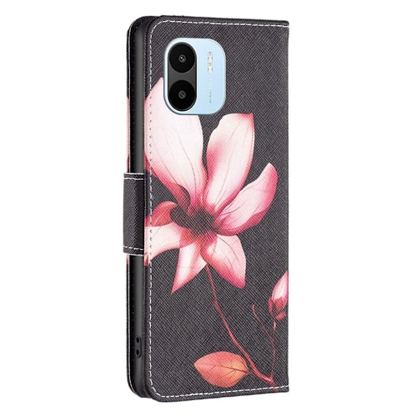 Wonderland Xiaomi Redmi A1 Flippetui - Rosa Blomst Pink