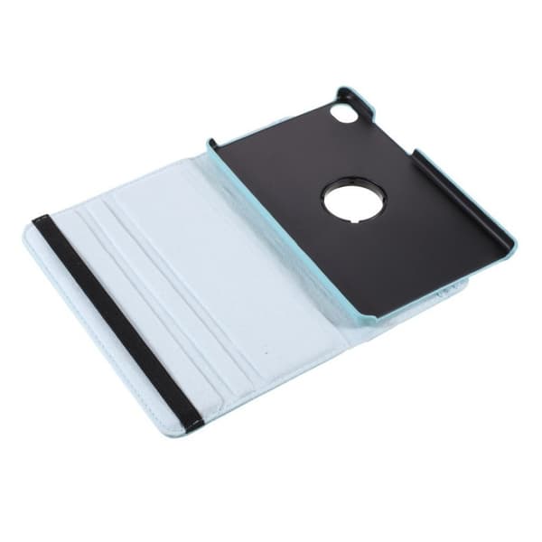Lenovo Tab M8 360 roterbart lærveske - Babyblå Blue