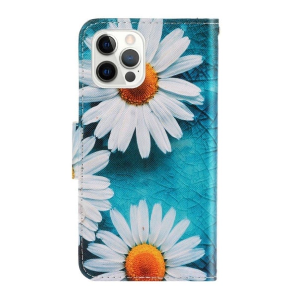 Wonderland iPhone 13 Pro flip etui - Krysantemum Multicolor