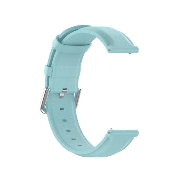 20mm Universal cool and simple genuine leather watch strap - Baby Blue Blå