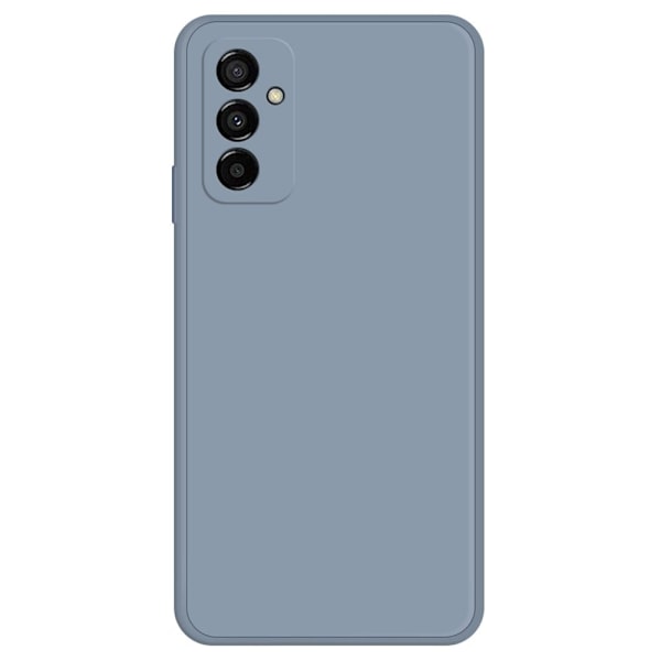 Skråt gummibelagt cover mod fald til Samsung Galaxy M23 / F23 - Grå Blå Blue