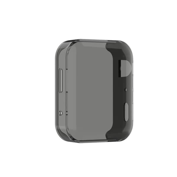 Xiaomi Mi Watch holdbar klar round edge etui - Sort Black