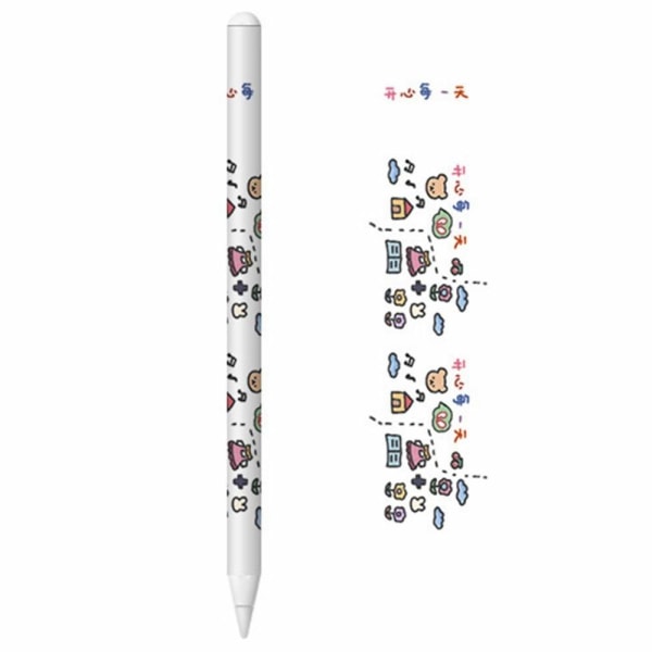 Apple Pencil 2 cool klistermærke - Nuttede Ikoner Multicolor