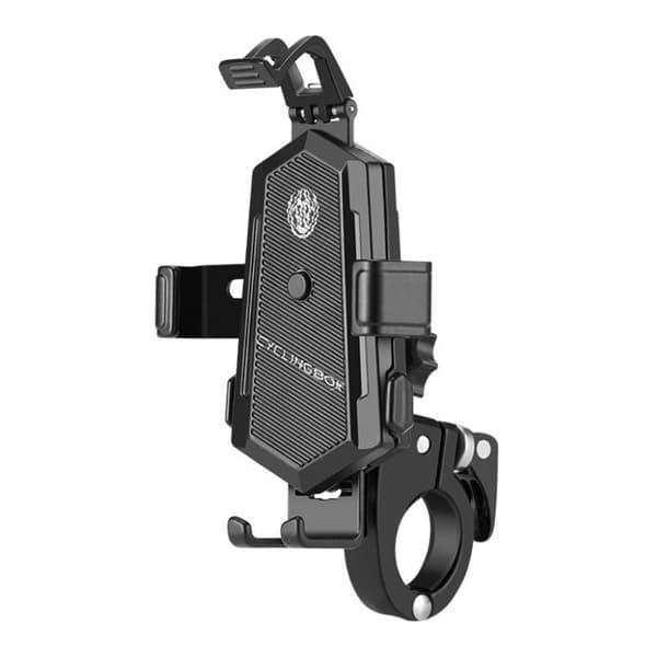 Universal holder til telefon på cykel - Styr / Sort Black