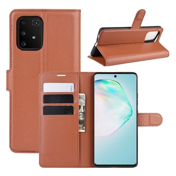 Classic Samsung Galaxy S10 Lite etui - Brun Brown