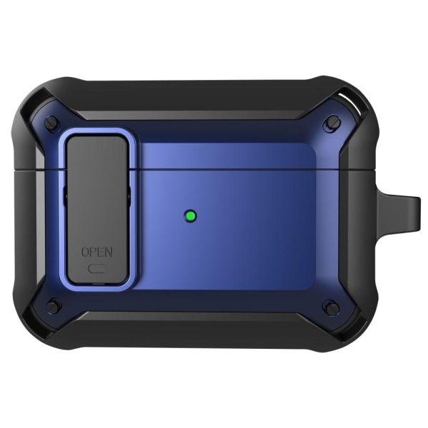 AirPods Pro snap-on cover design TPU-etui - Blå / Sort Blue