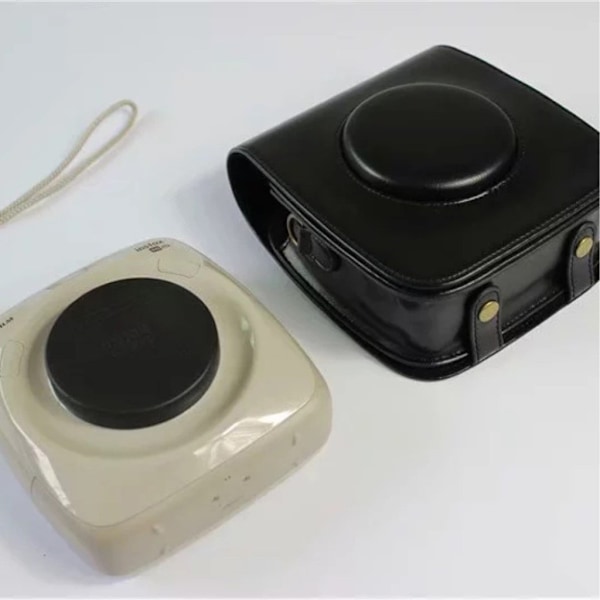 Fujifilm instax SQUARE SQ20 kestävä nahkakotelo - Musta Black