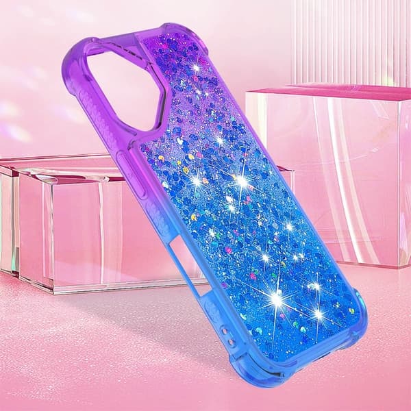 Princess iPhone 16 Plus deksel - Lilla + Himmelblå Purple