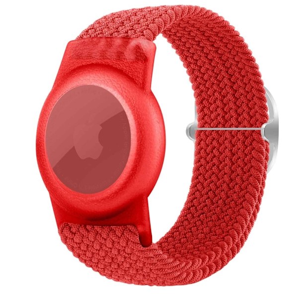 AirTags flätat handledsband - Röd Röd