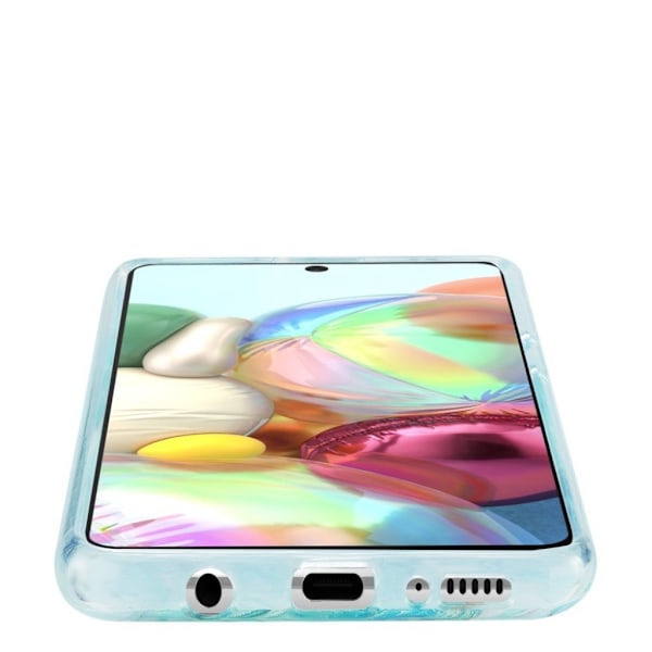marmor Samsung Galaxy A71 etui - grøn Green