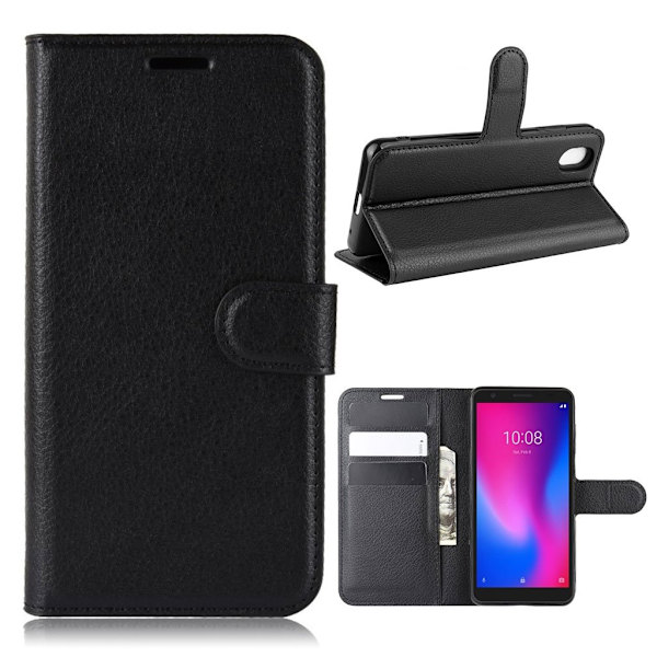 Classic ZTE Blade A3 (2020) flip case - Sort Black
