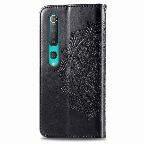 Mandala Xiaomi Mi 10 Pro Flip etui - Sort Black