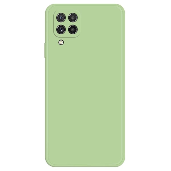 Avfasat gummerat droppskydd för Samsung Galaxy A22 4G - Grön Grön
