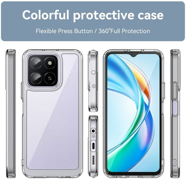 Honor X5b / Honor X5b Plus / Honor X6a / Honor X6b smart akryl cover - Transparent Transparent