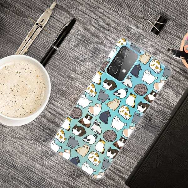 Deco Samsung Galaxy A32 skal - Katter multifärg