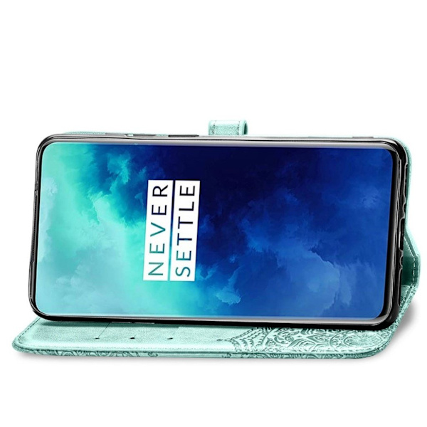 Mandala OnePlus 7T Pro Veske - Cyan Green