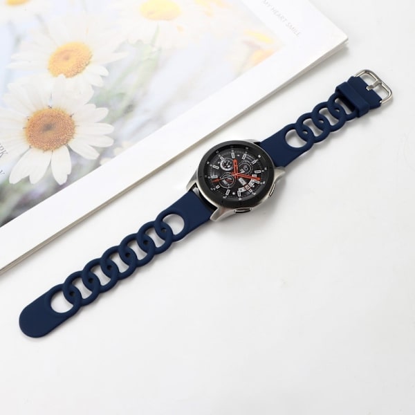 22mm Universal donut hollow strap - Midnatsblå Blue