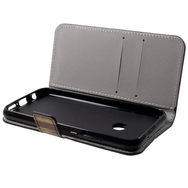Huawei P20 Lite Etui laget av kunstlær og silikon - US flagg Multicolor