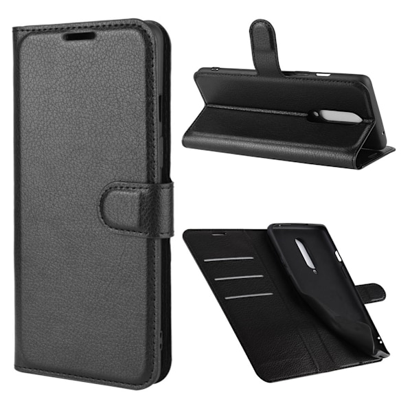 Classic OnePlus 8 flip case - Sort Black
