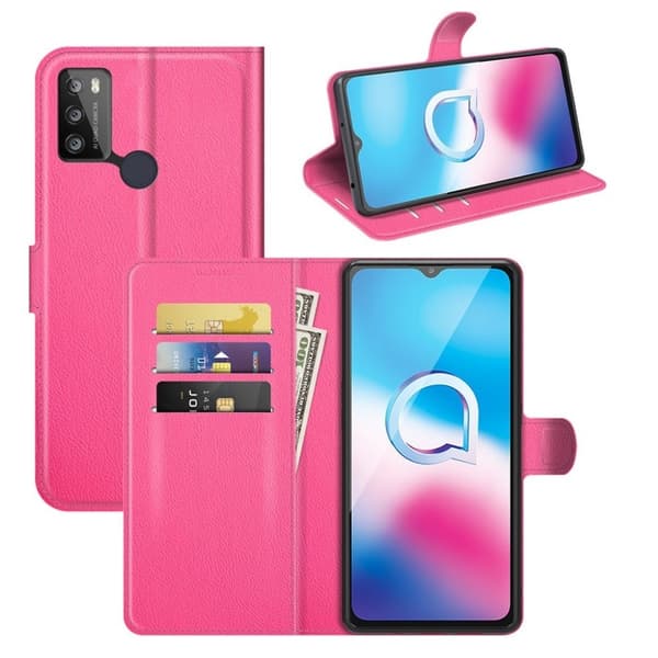 Classic Alcatel 3l (2021) / 1s (2021) Flippetui - Rose Pink