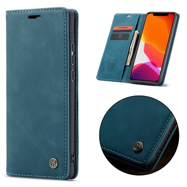 CaseMe iPhone 11 Pro vintage etui - Blå Blue
