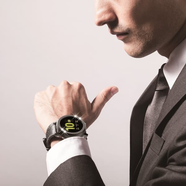 Samsung Galaxy Watch Active 2 - 40mm elegant rombe ramme - Svart Black