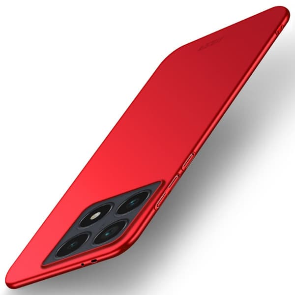 MOFI Xiaomi 14T Pro slim shield kotelot - Punainen Red